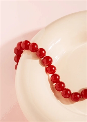Candy Coral Berry M bracelet Red Gilded House Of Vincent 